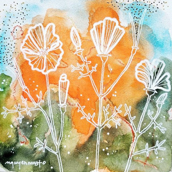 Artwork - California Poppy No. 4