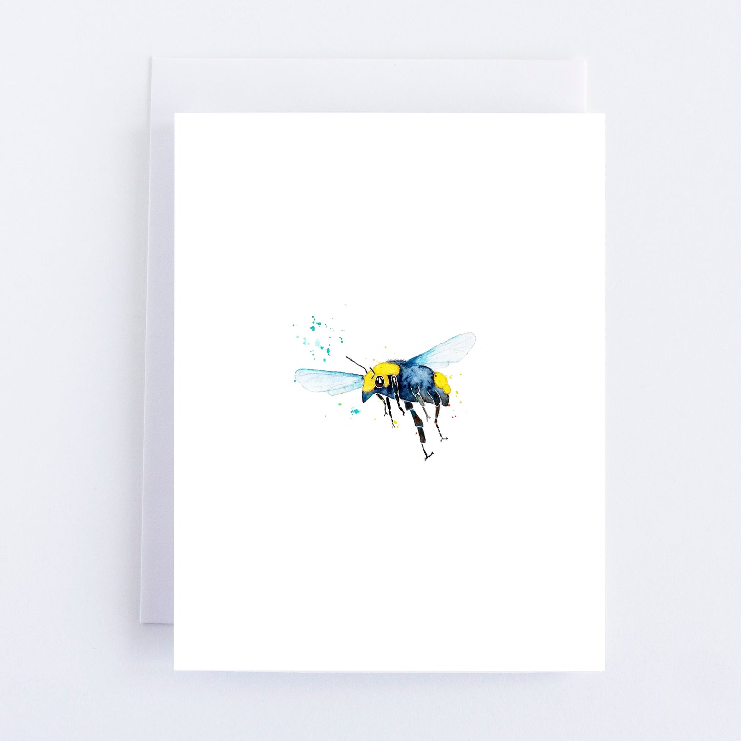 Notecard - Yellow-faced Bumblebee, 8-Card Set