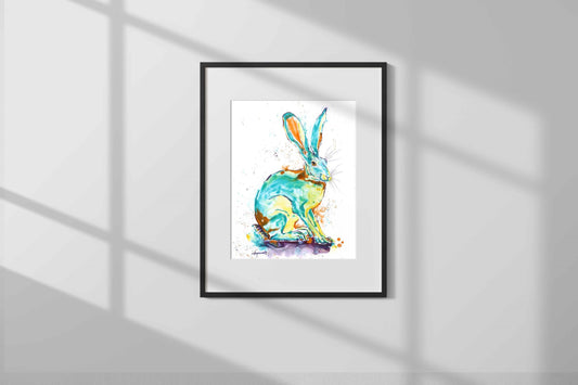 Print - Electric Hare No. 2