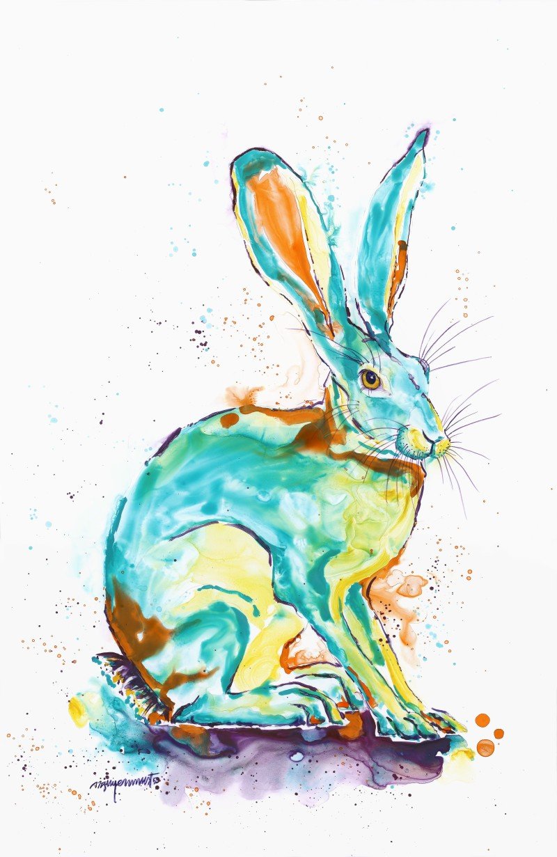 Print - Electric Hare No. 2