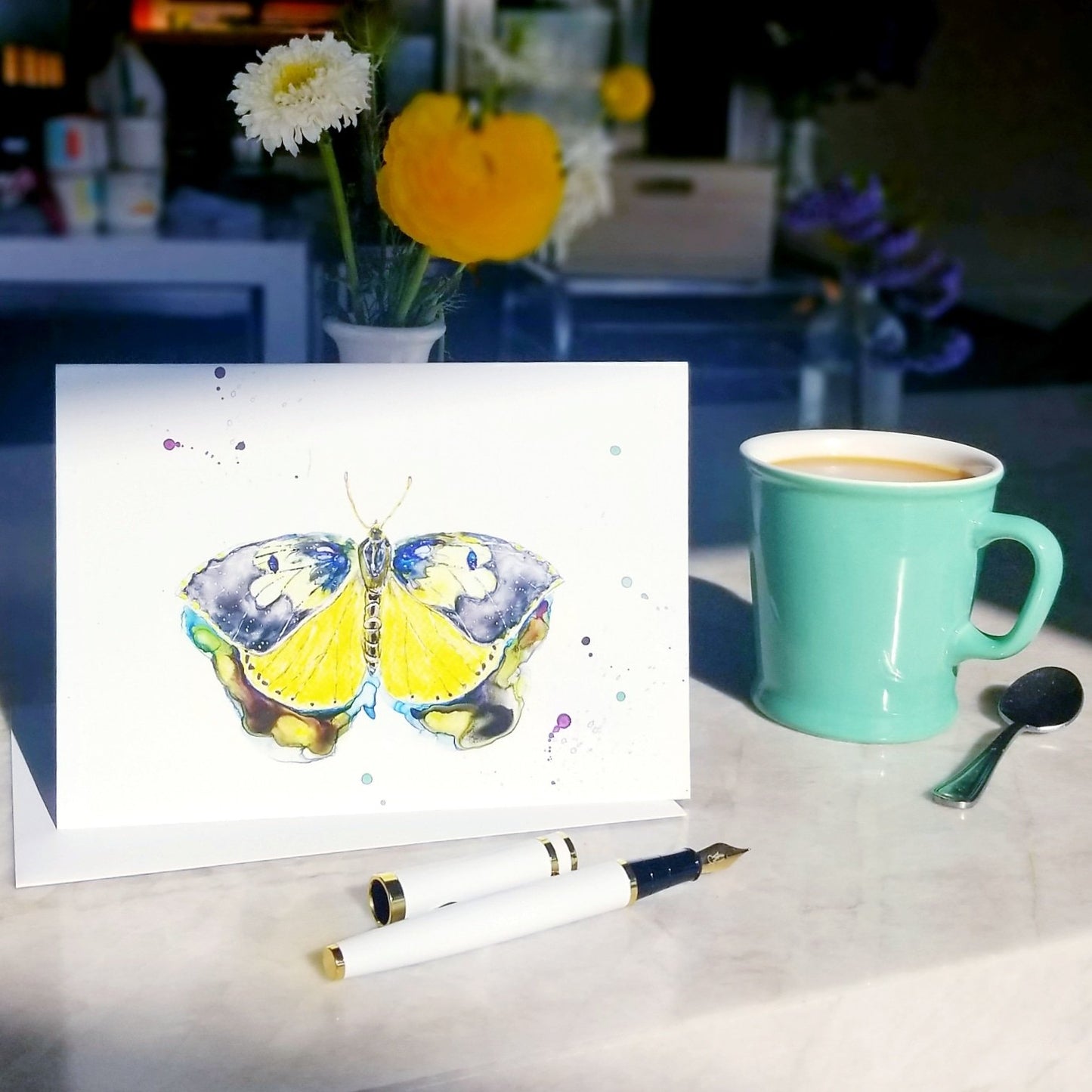 Notecard - California Dogface Butterfly