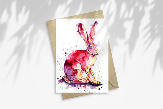Notecard - Electric Hare No. 3