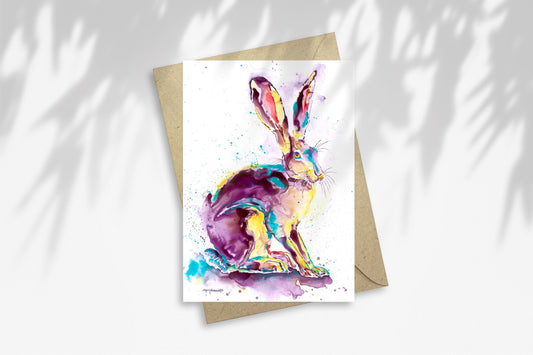 Notecard - Electric Hare No. 4