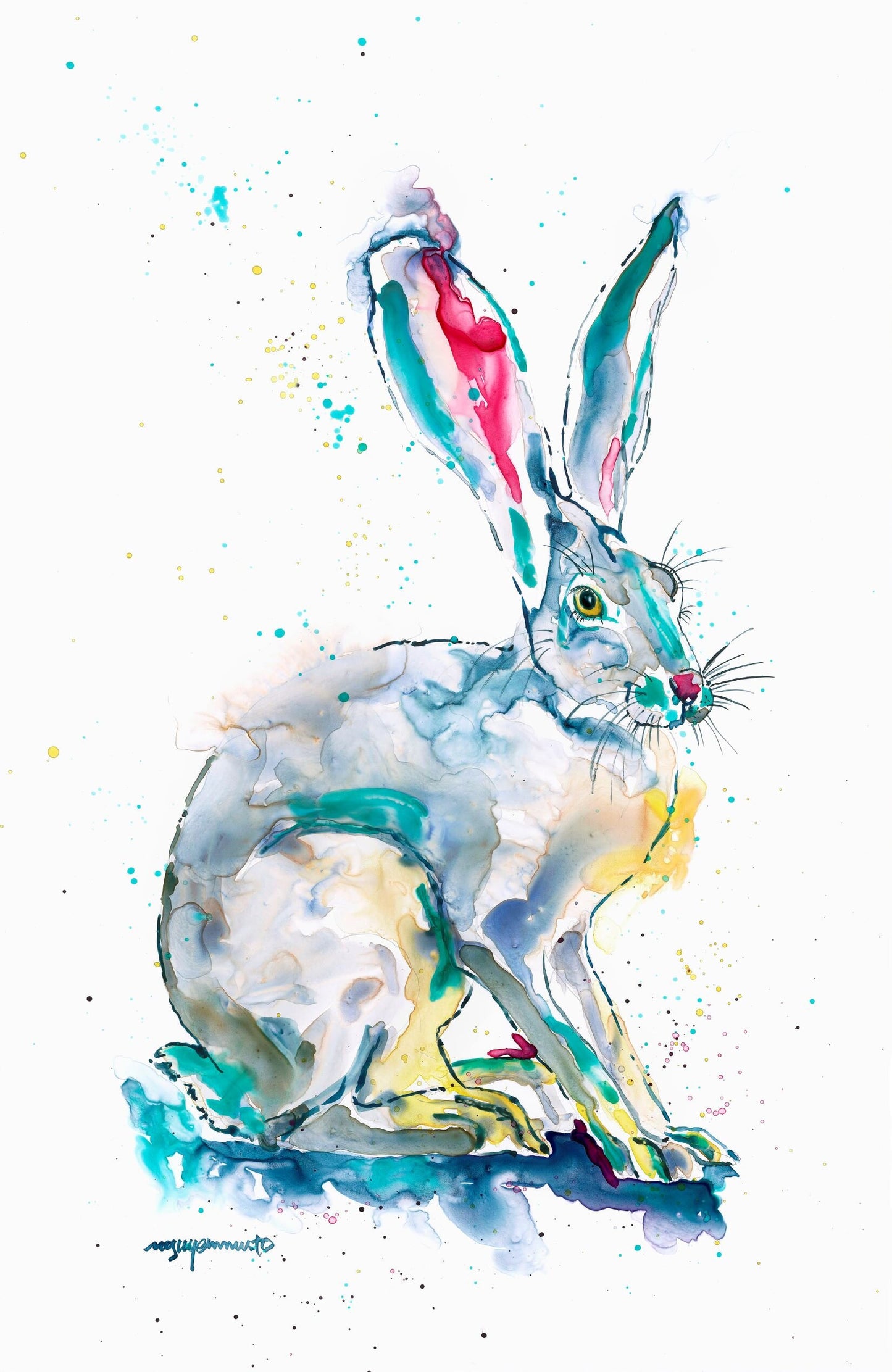 Print - Electric Hare No. 1