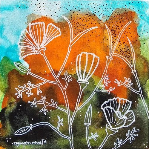 Artwork - California Poppy No. 6