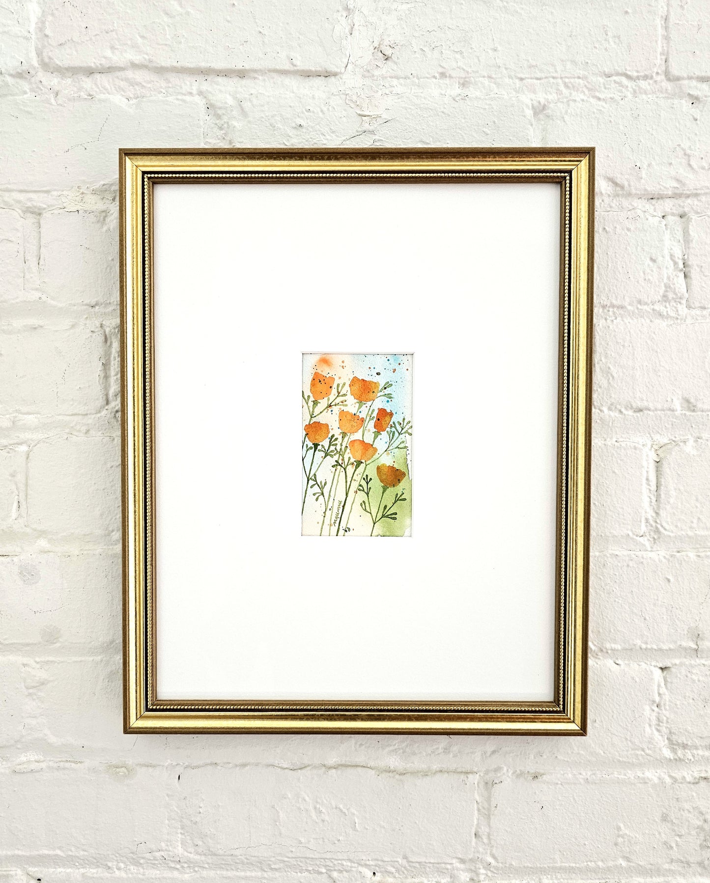 Artwork - Petite California Poppy No. 3