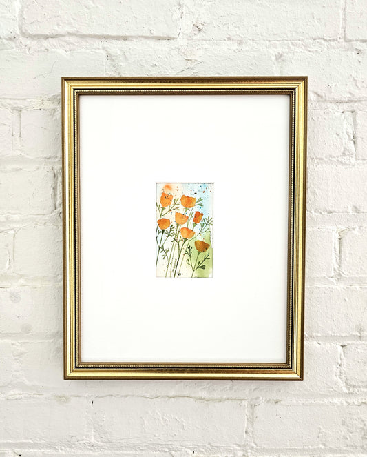 Artwork - Petite California Poppy No. 3